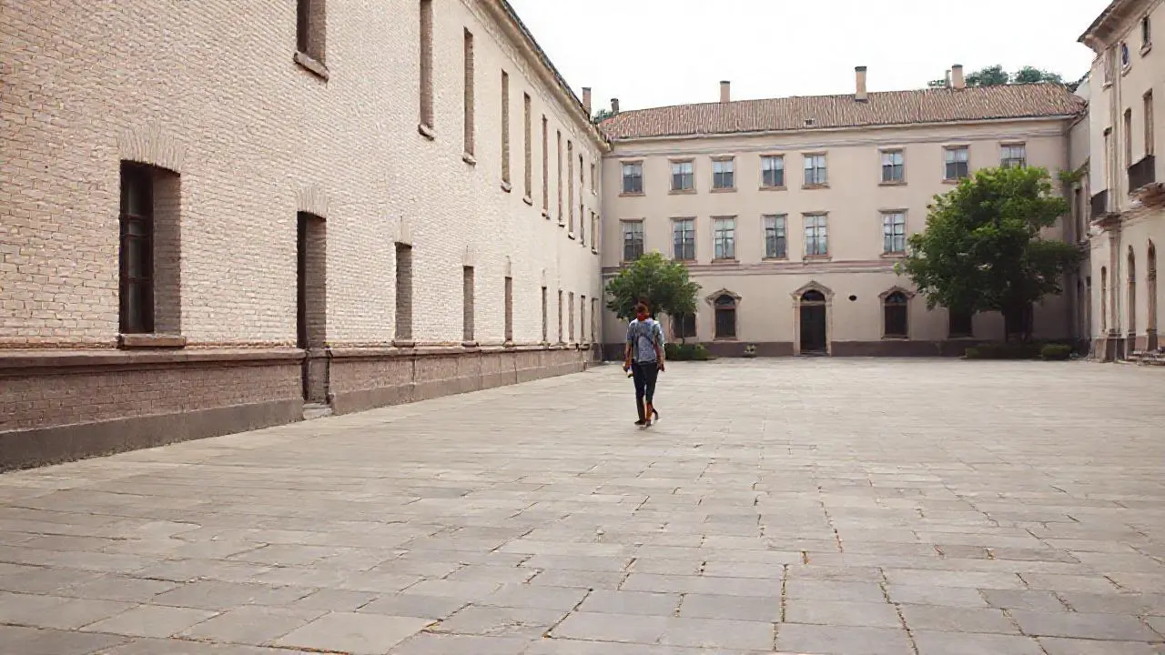 Tranquilidad arquitectónica en luz suave