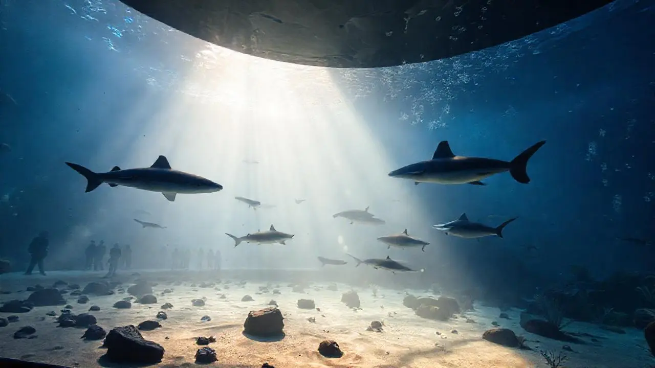 Un acuario oceánico, real e inmersivo