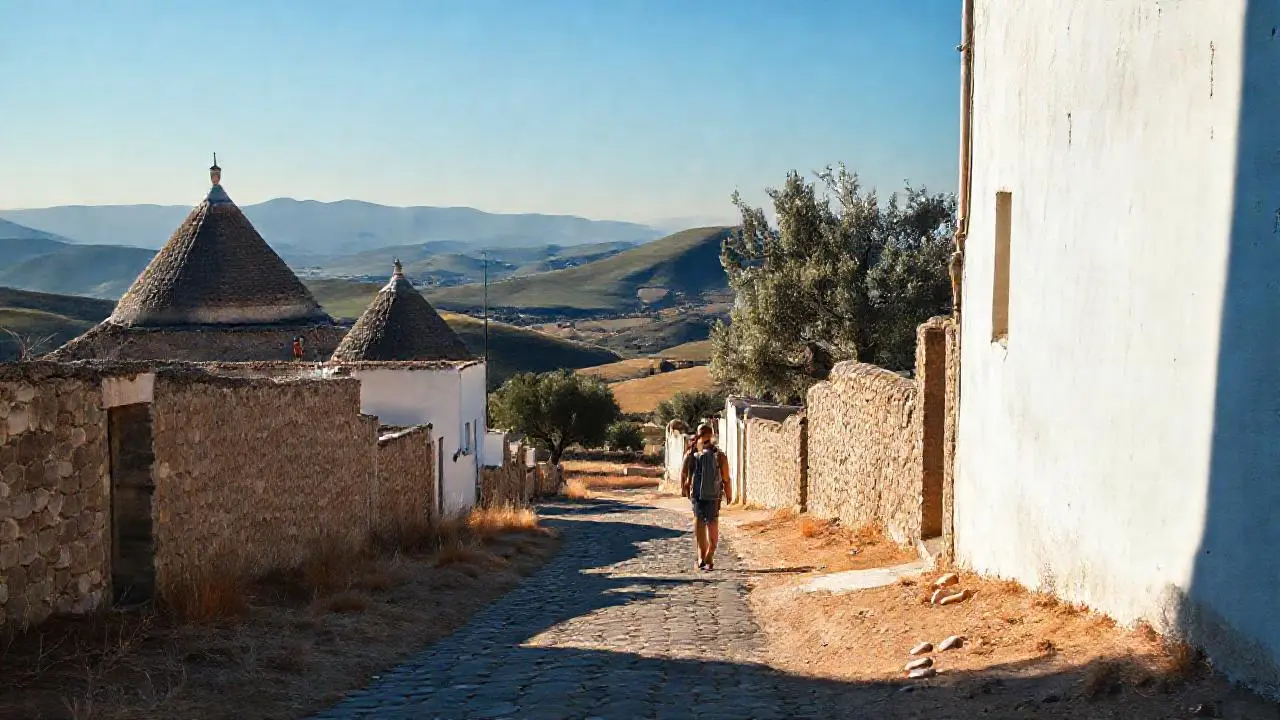 Paz rural, luz suave y cálida