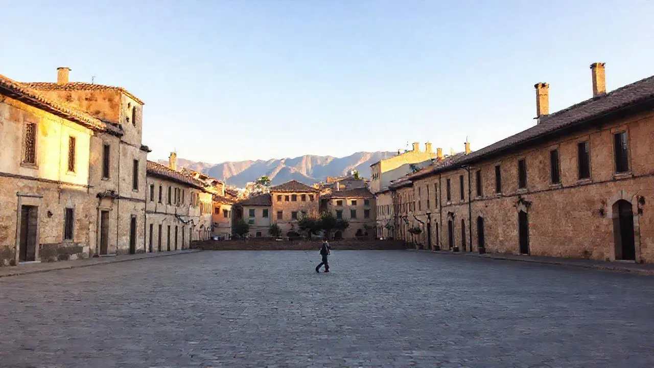 Paz urbana, luz suave y atemporal