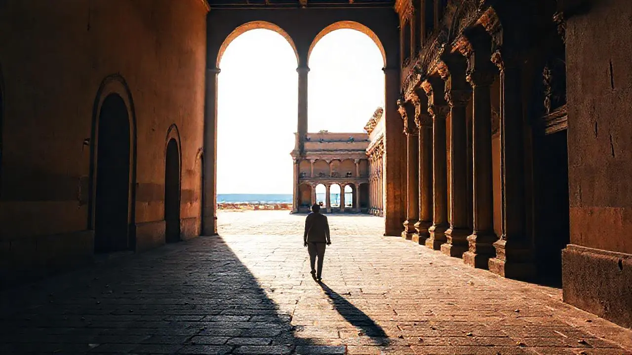 Paz, luz y arquitectura antigua
