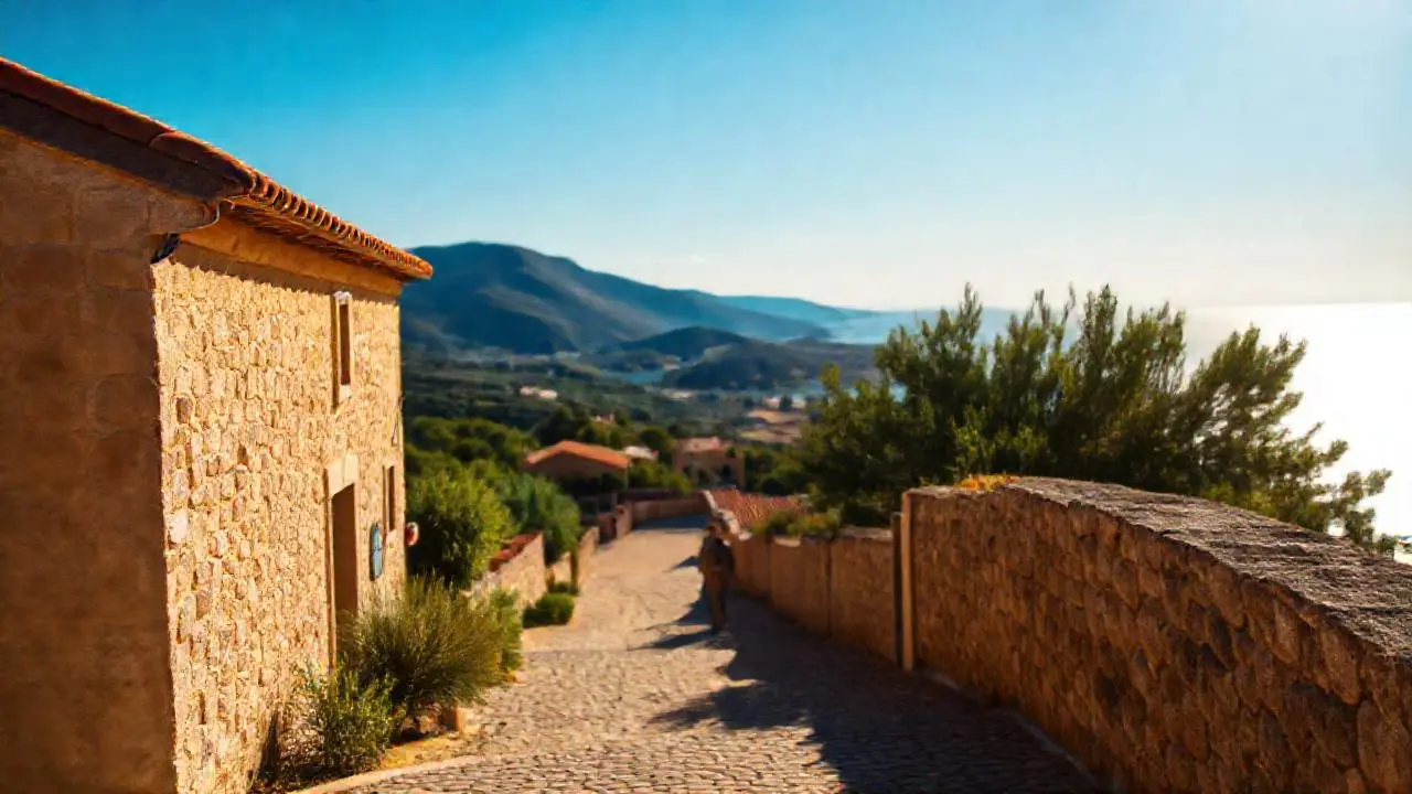 Paz y belleza costera natural