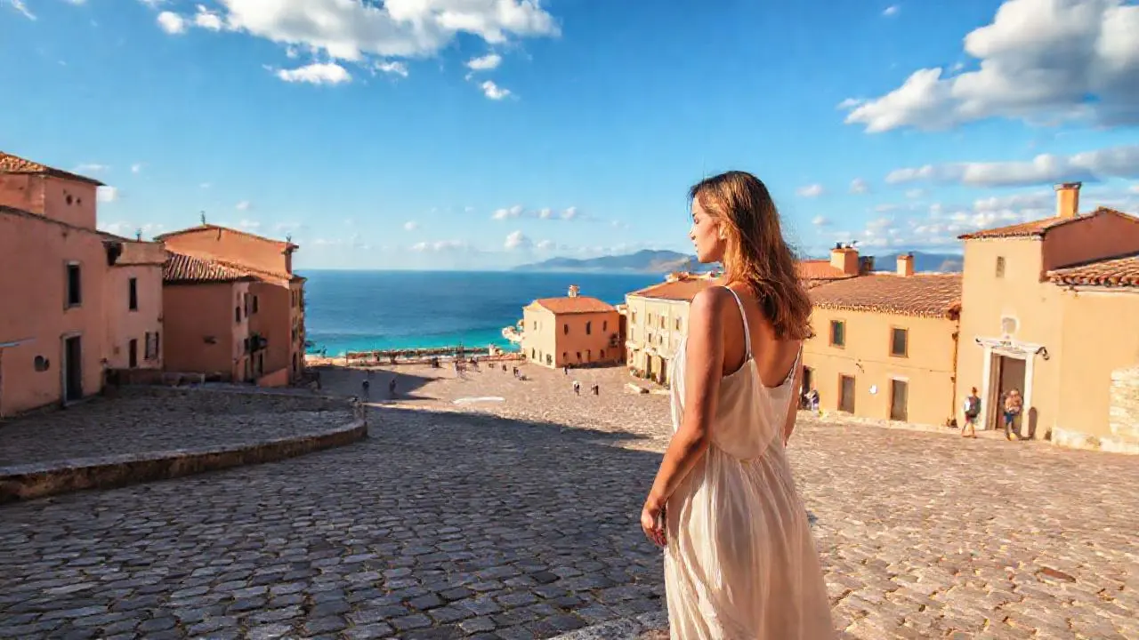 Paz serena en un paisaje mediterráneo