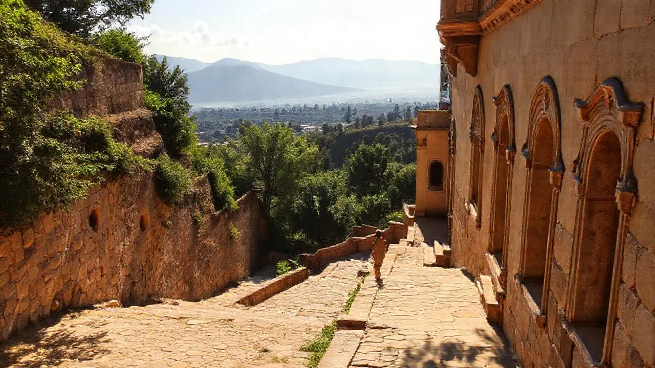 Paisaje sereno, lleno de luz y calma