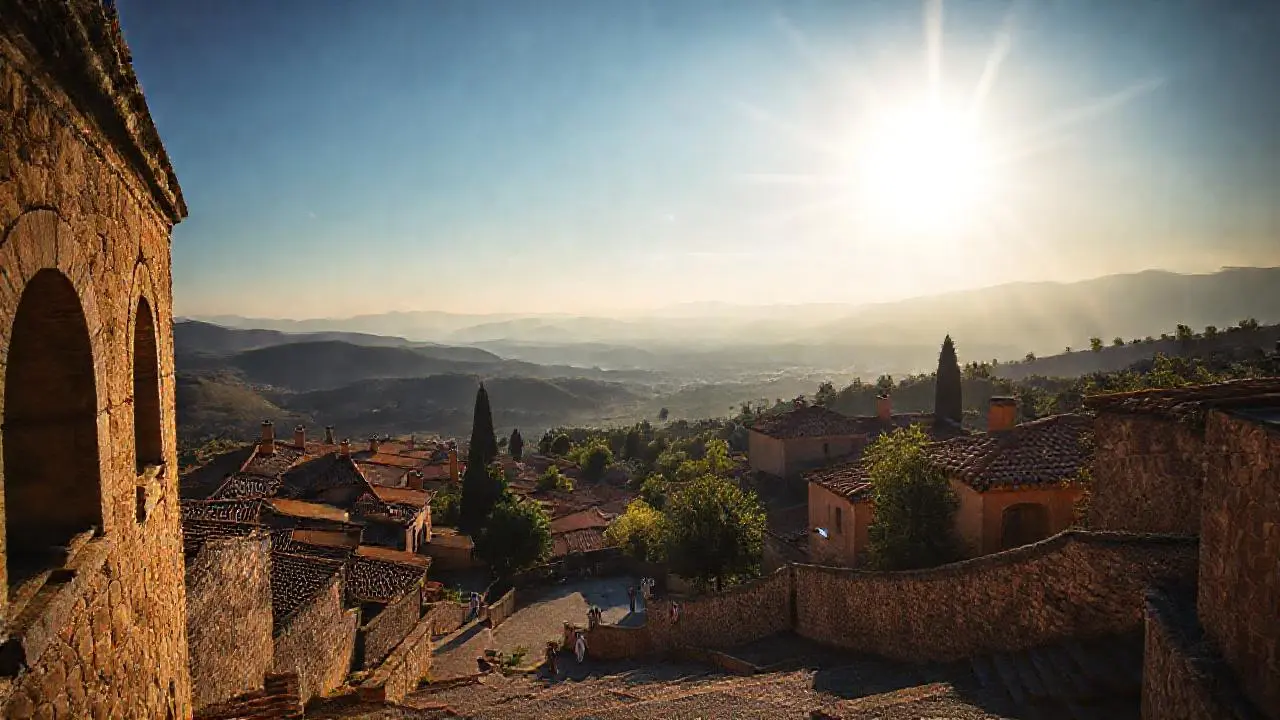 Paz natural, colores suaves, vasto paisaje