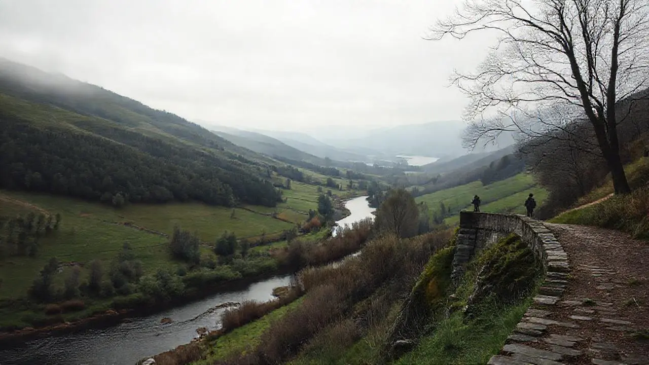Paisaje sereno, natural y profundo