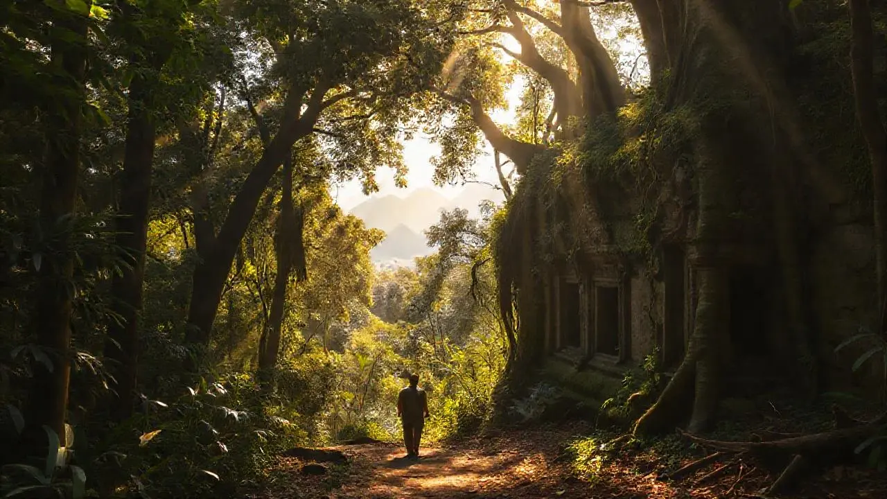 Selva ancestral, misteriosa y silenciosa