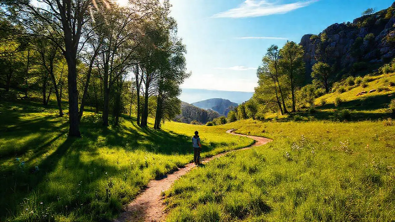 Paz natural en un paisaje sereno