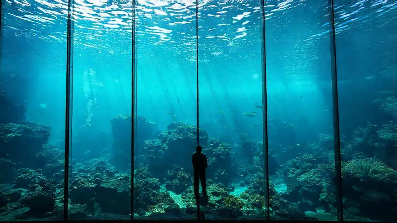 Acero, agua, vida y tranquila observación