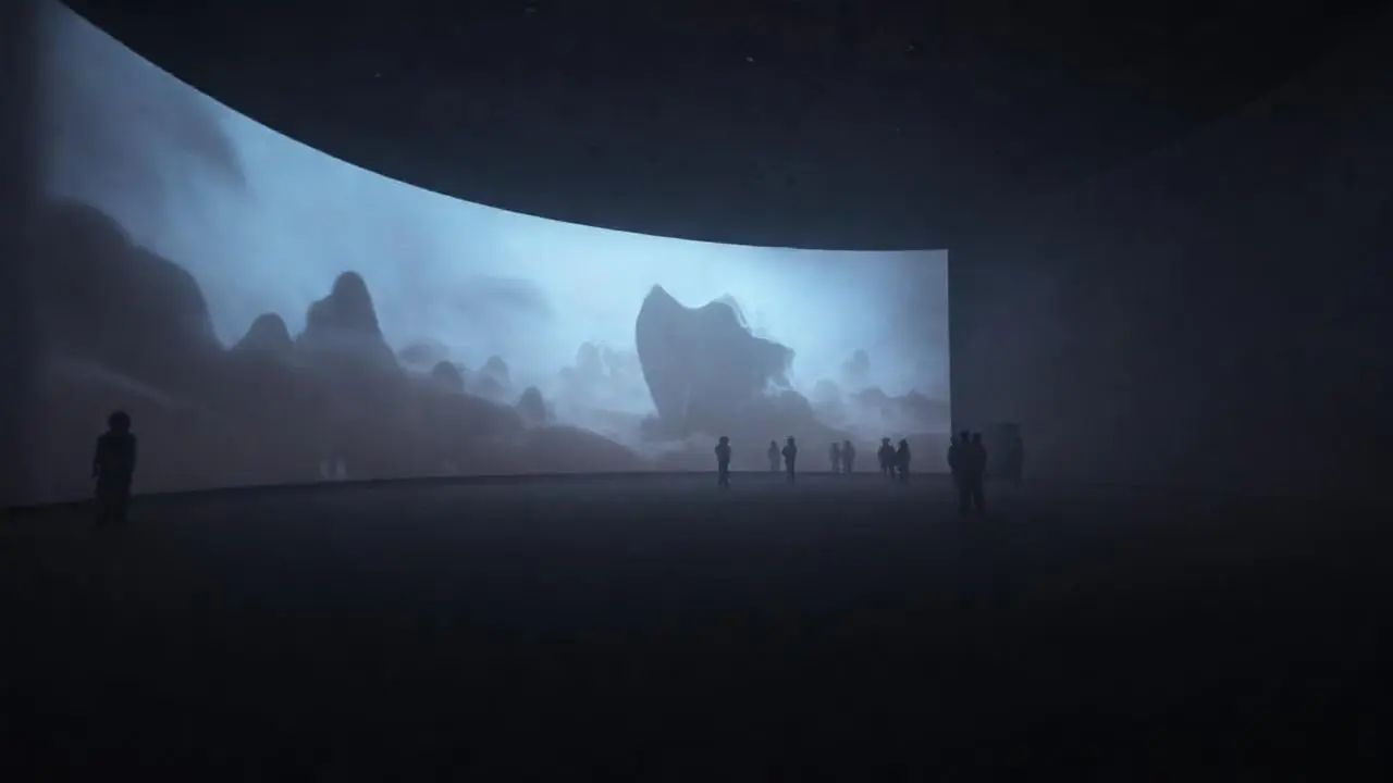 Espacio vasto, difuso y atmosférico