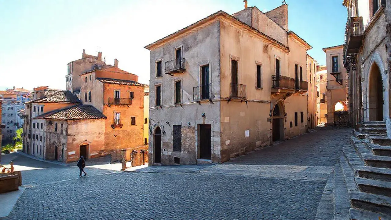 Ciudad antigua, luminosa y serena