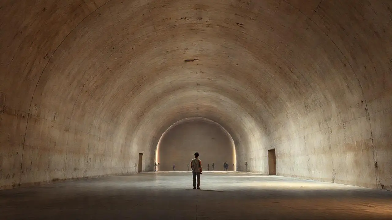 Espacio amplio, sereno y arquitectónico
