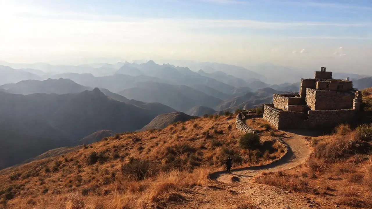 Paisaje vasto, distante y silencioso