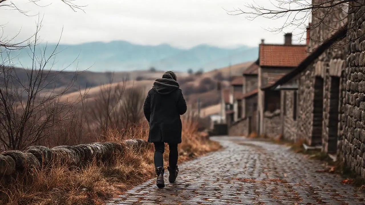 Paz rural, atmósfera melancólica y distante
