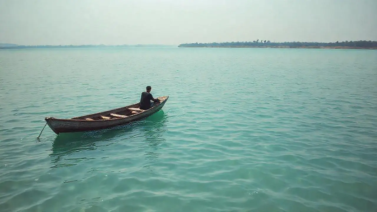 Paz serena en un paisaje acuático