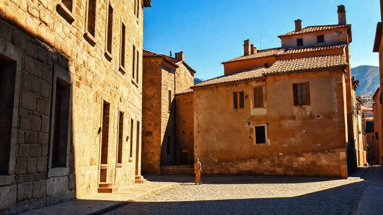 Arquitectura clásica, tranquila y luminosa