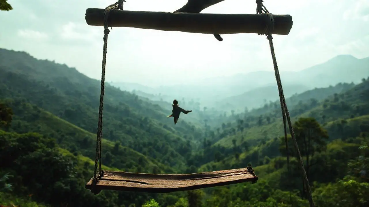 Paz serena en un paisaje natural