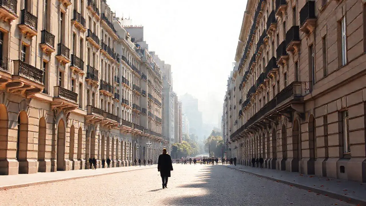 Una ciudad luminosa y espaciosa