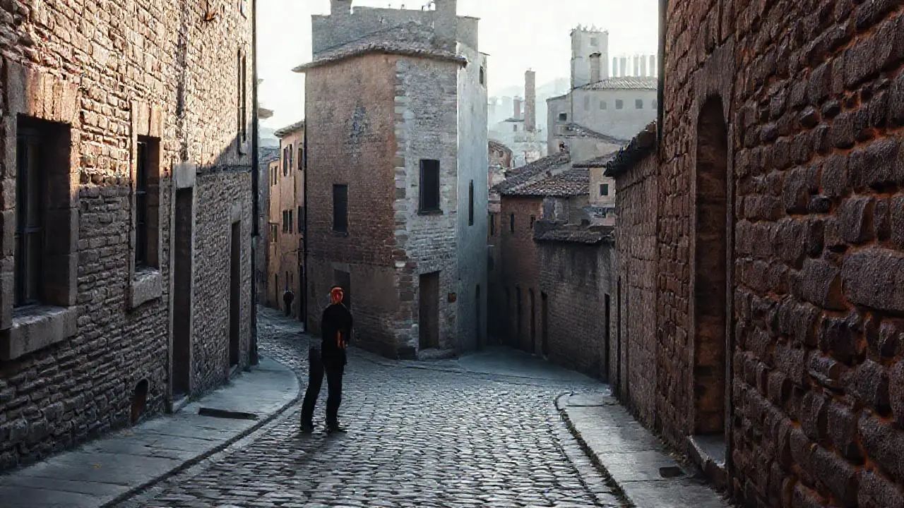 Calles antiguas, ambiente histórico y tranquilo