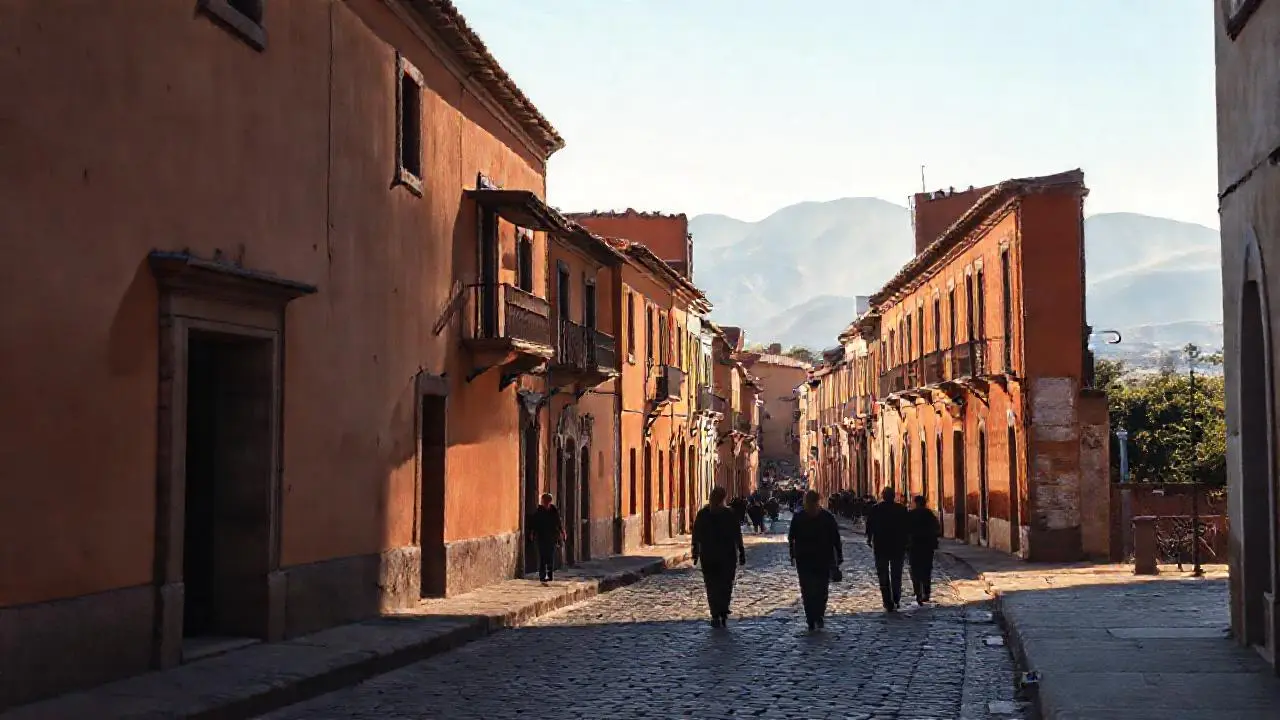 Pueblo colonial, tranquilo y luminoso