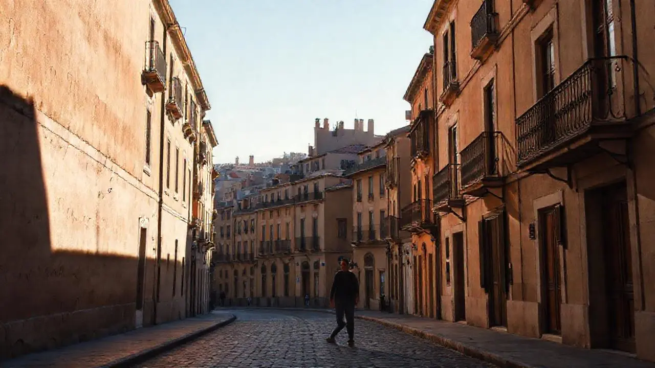 Ciudad antigua, luminosa y serena