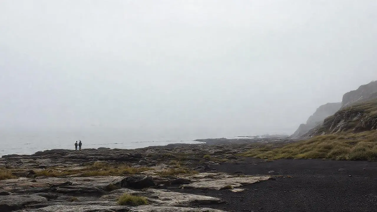 Paisaje costero sereno y vasto