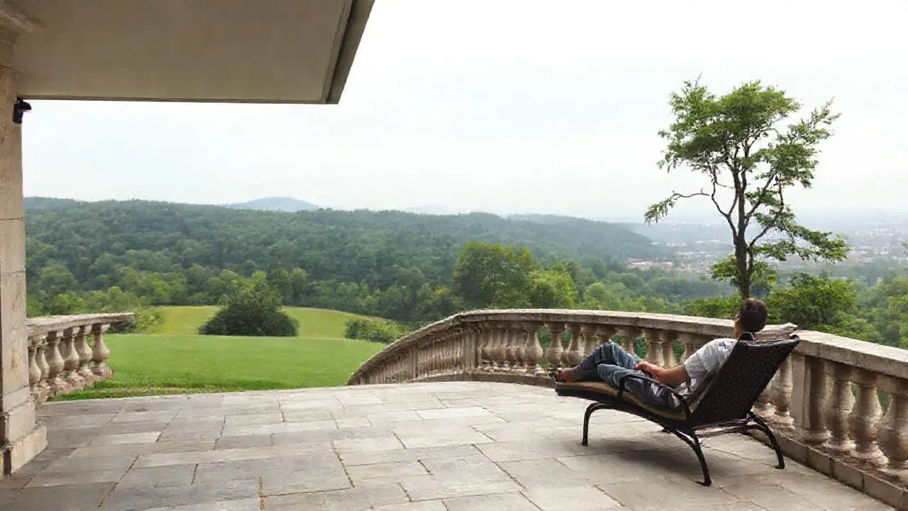 Paz y serenidad en un paisaje natural