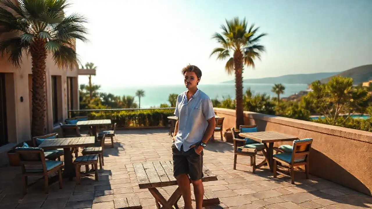 Paz y calma en un entorno costero