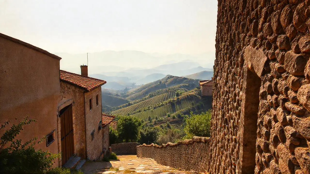 Paisaje rural sereno y amplio