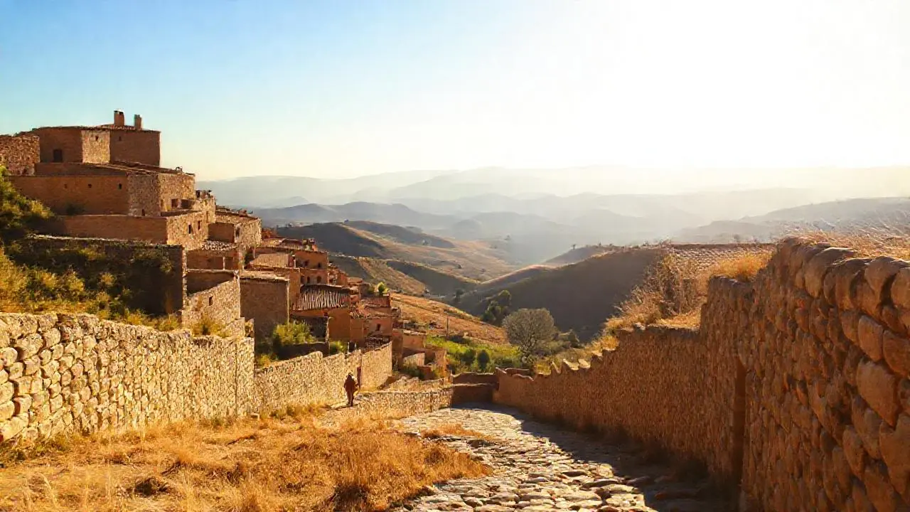Paz rural andaluza, luz suave y profunda