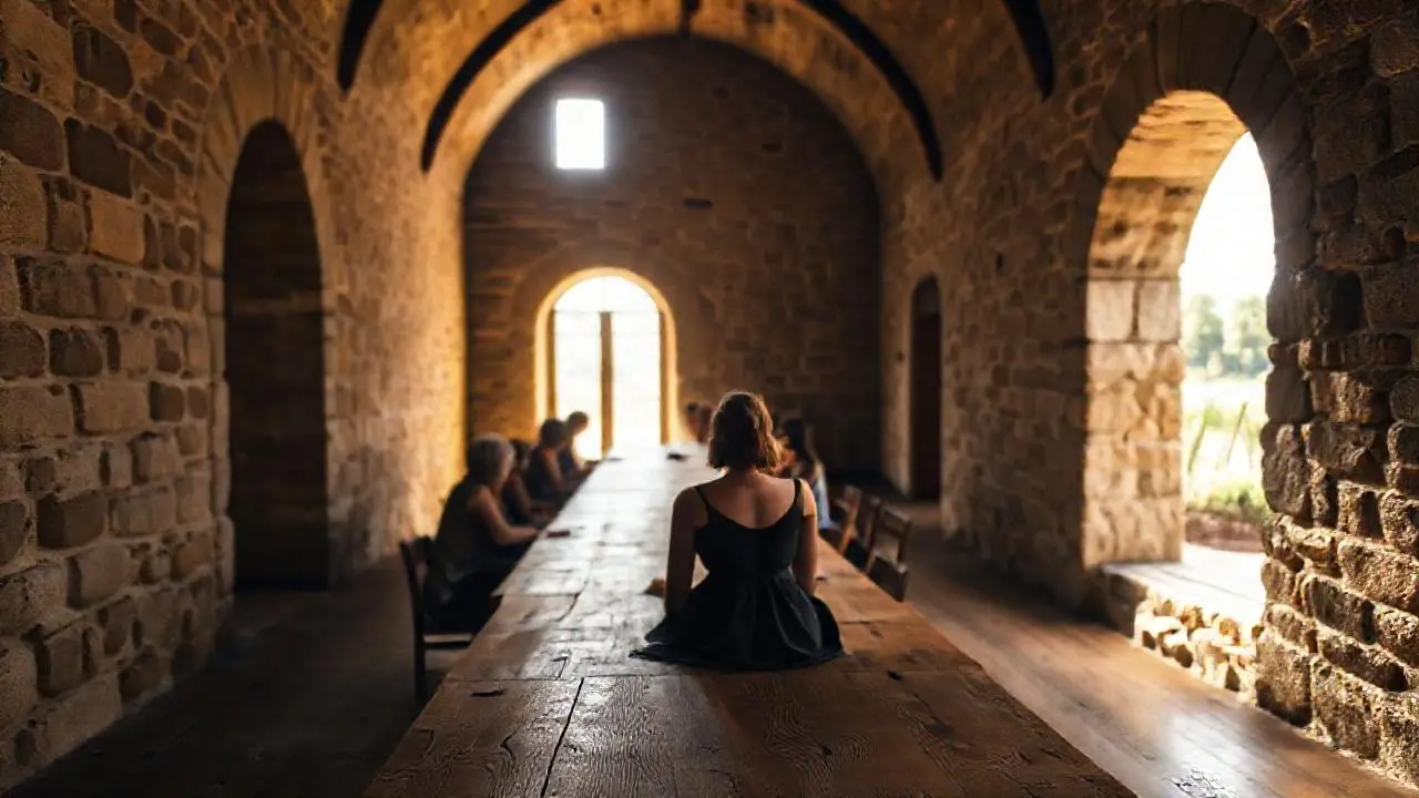 Un comedor antiguo, cálido y sereno