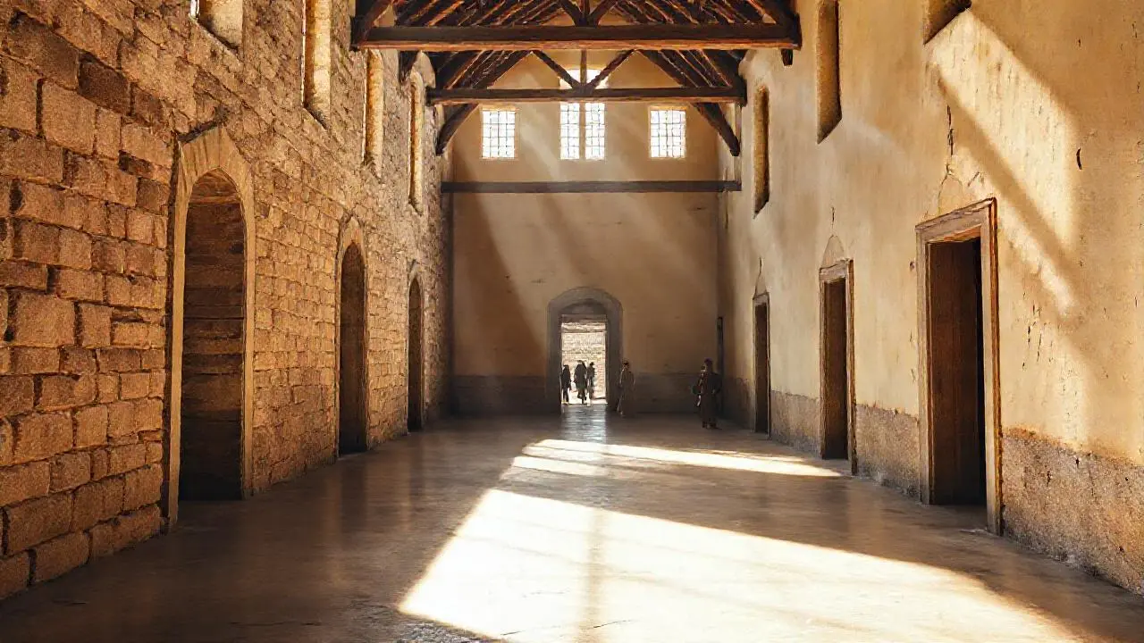 Antiguo espacio lleno de calma y luz