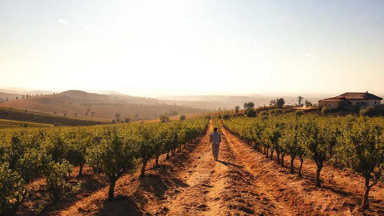 Paisaje español: tierra, sol y quietud