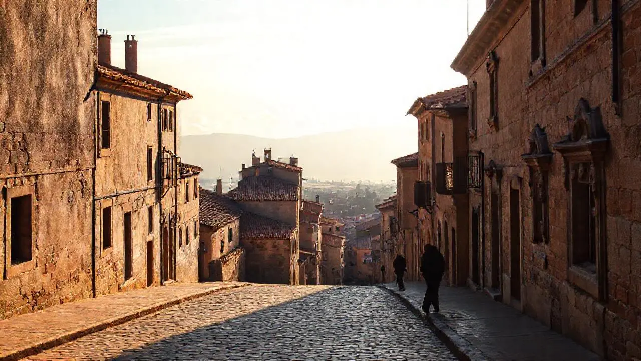 Calma urbana, historia y luz suave