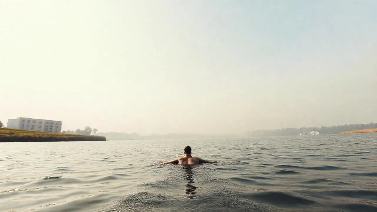 Escena tranquila y serena en la naturaleza