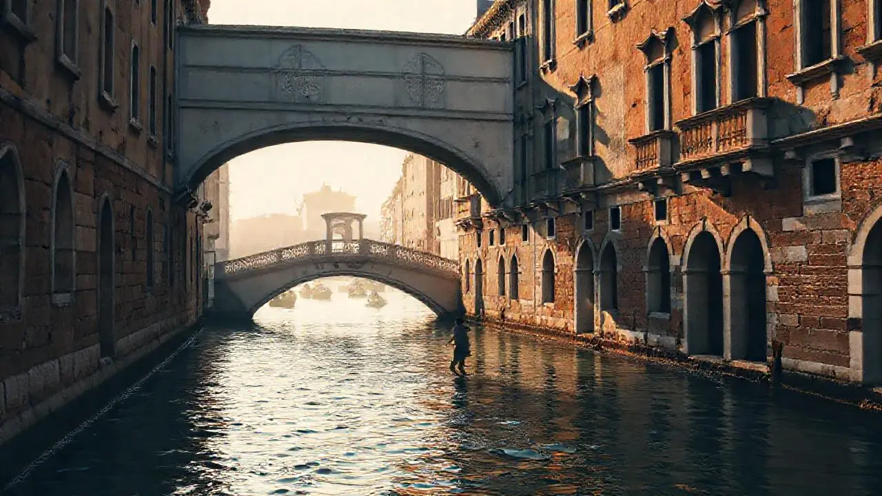 Venecia: luz suave, arquitectura antigua, serenidad