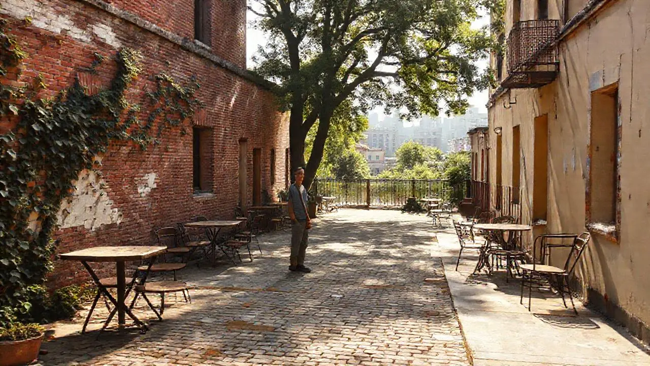 Un patio antiguo, lleno de historia y luz