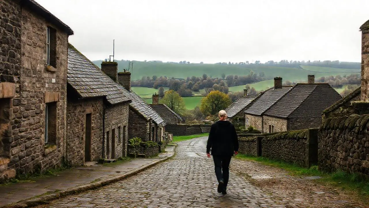 Paisaje rural tranquilo y difuso