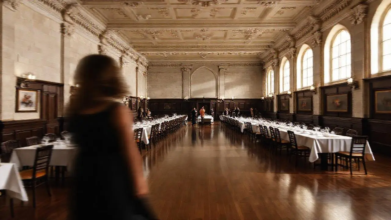 Ambiente amplio, elegante y ligeramente difuso