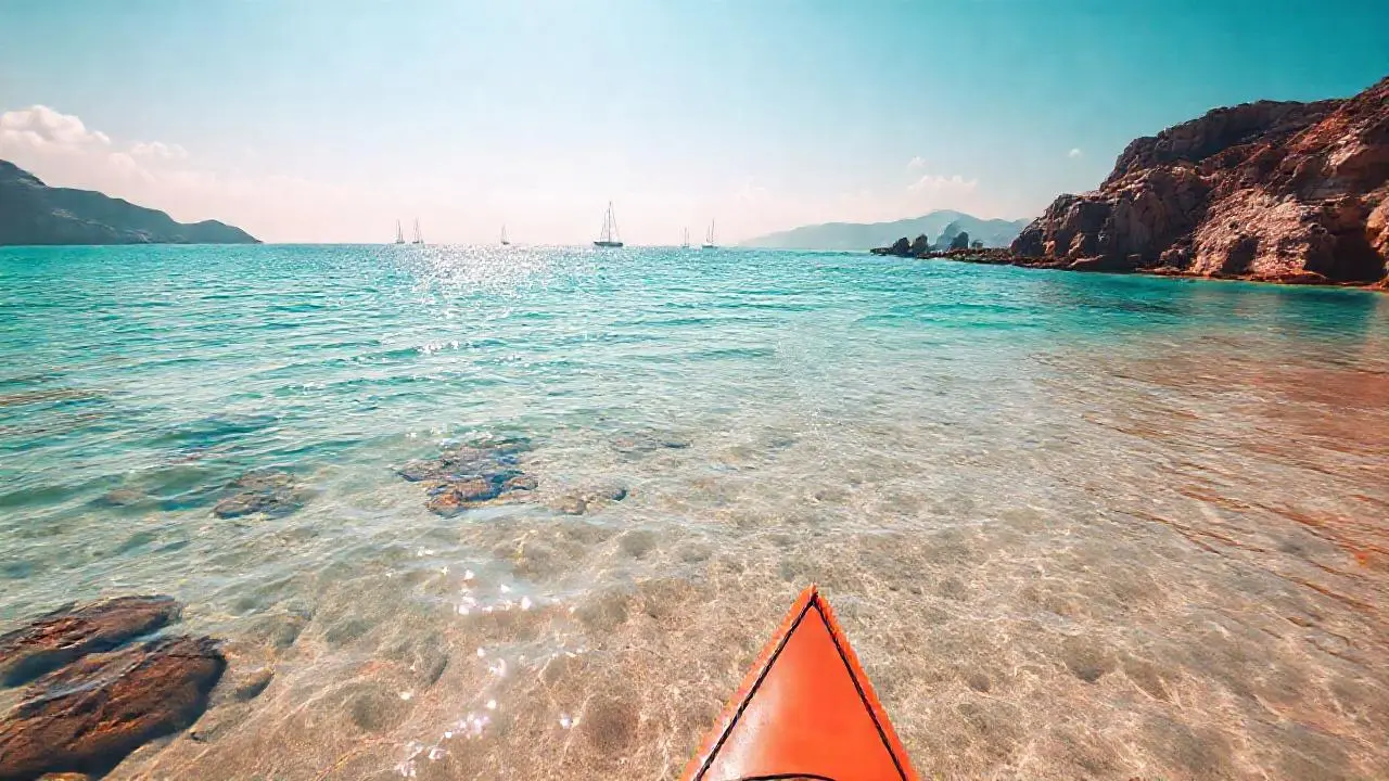 Un paisaje costero sereno y vasto