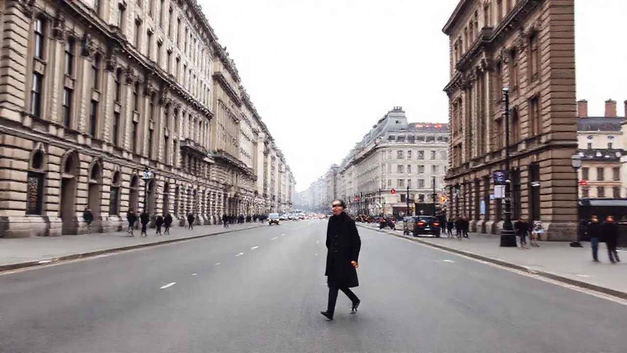 Ciudad gris, melancólica y distante