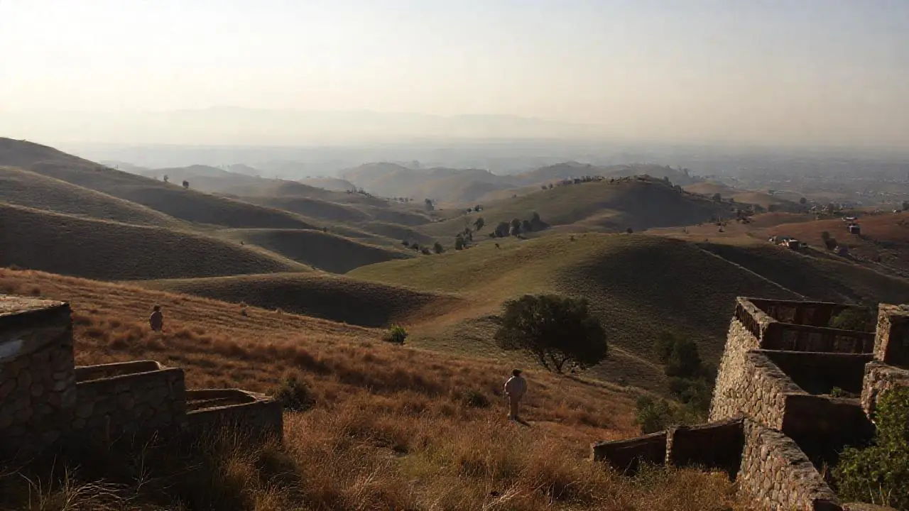 Paisaje rural sereno y vasto