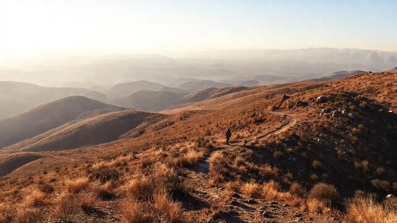 Paisaje vasto y sereno, profundo y natural