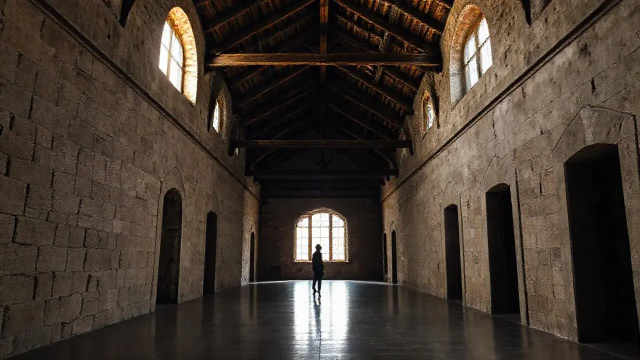 Espacio antiguo, silencioso y lleno de historia