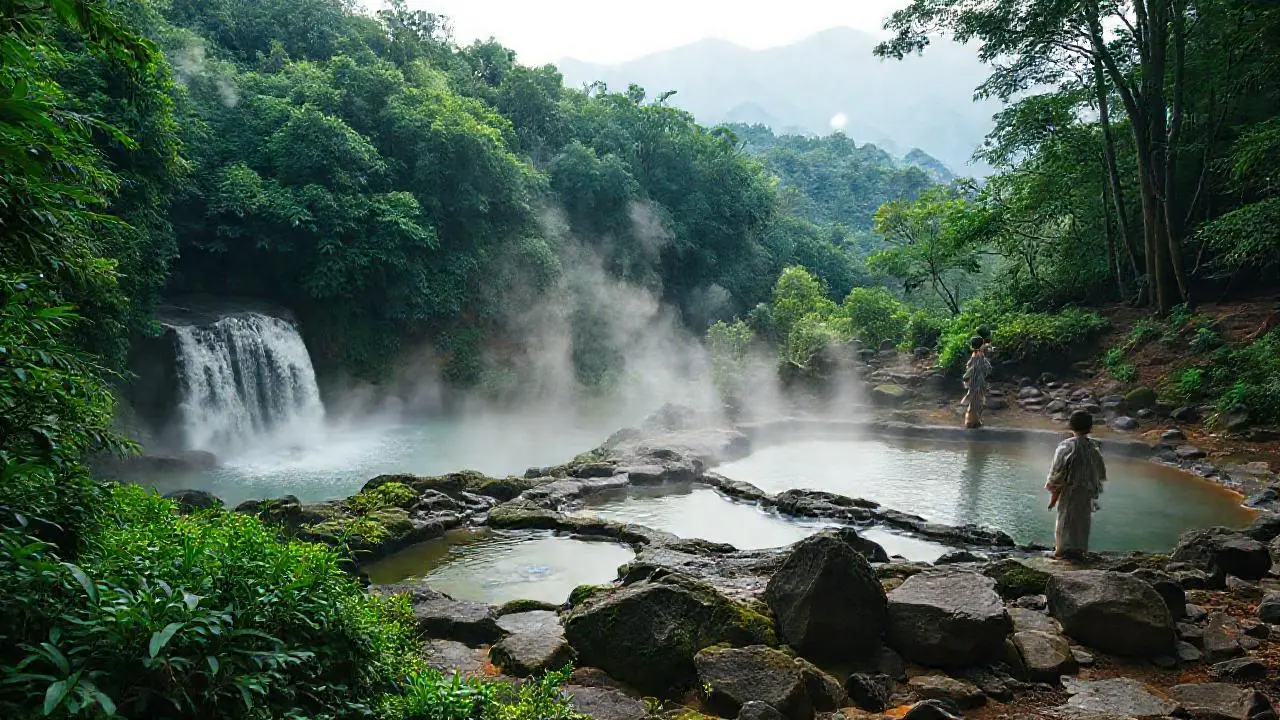 Paz natural en exuberante paisaje boscoso