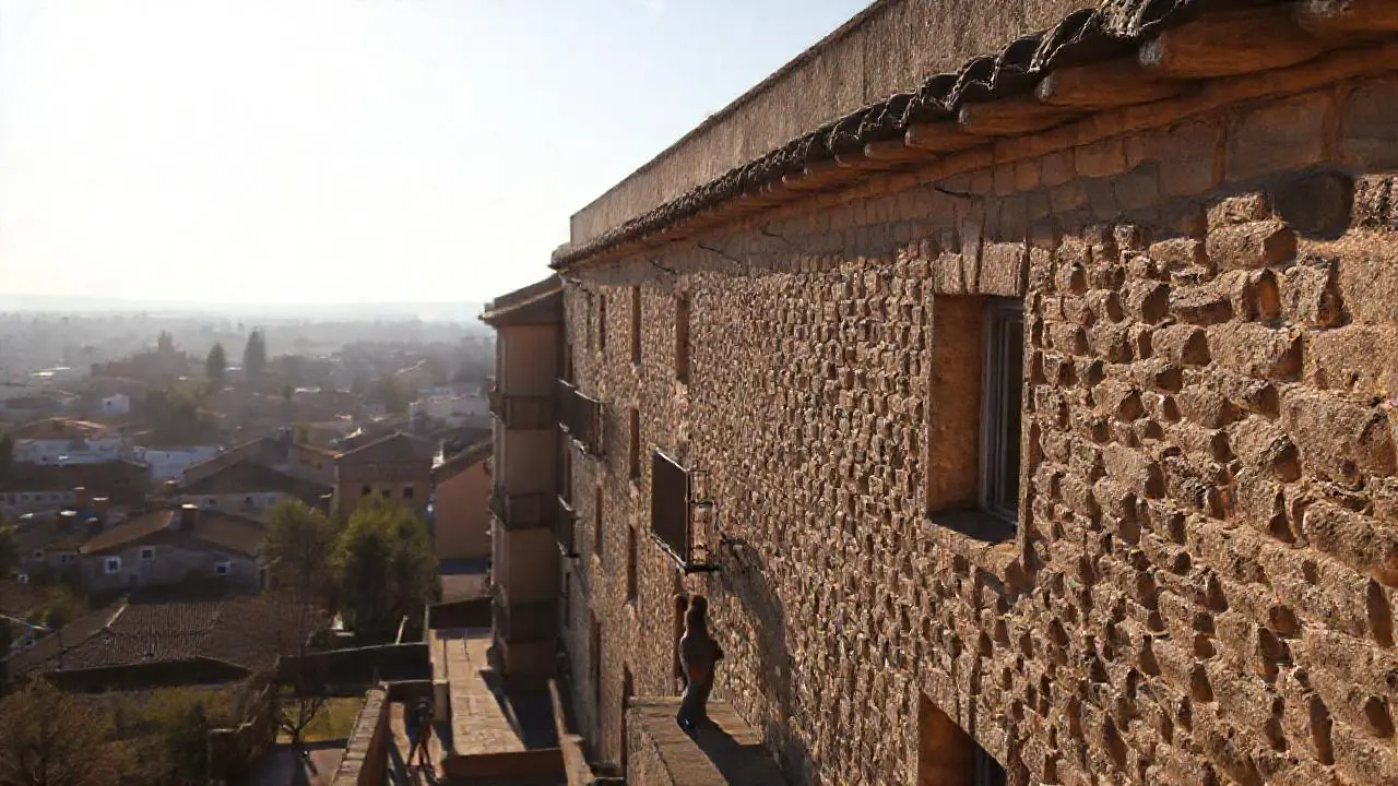 Escena urbana tranquila, llena de detalles sutiles