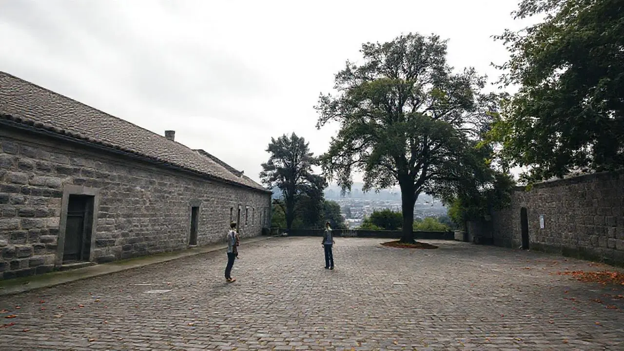 Escena urbana tranquila, con luz difusa