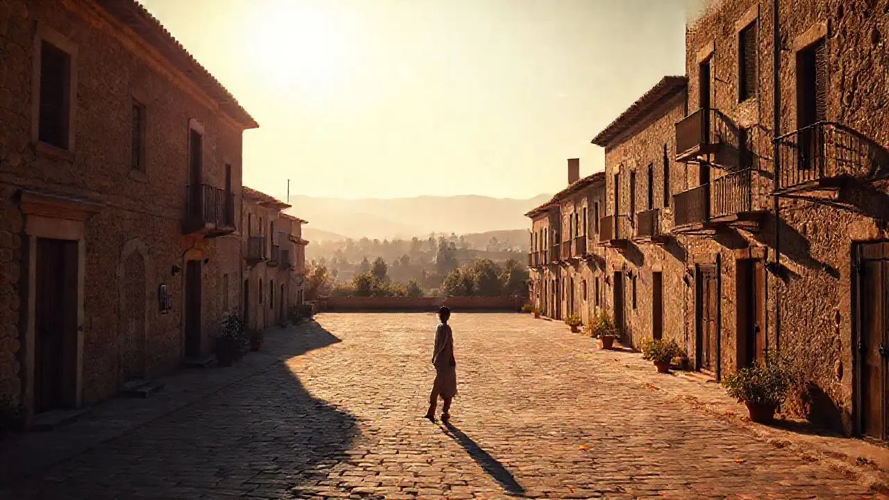 Pueblo antiguo, tranquilo y lleno de encanto