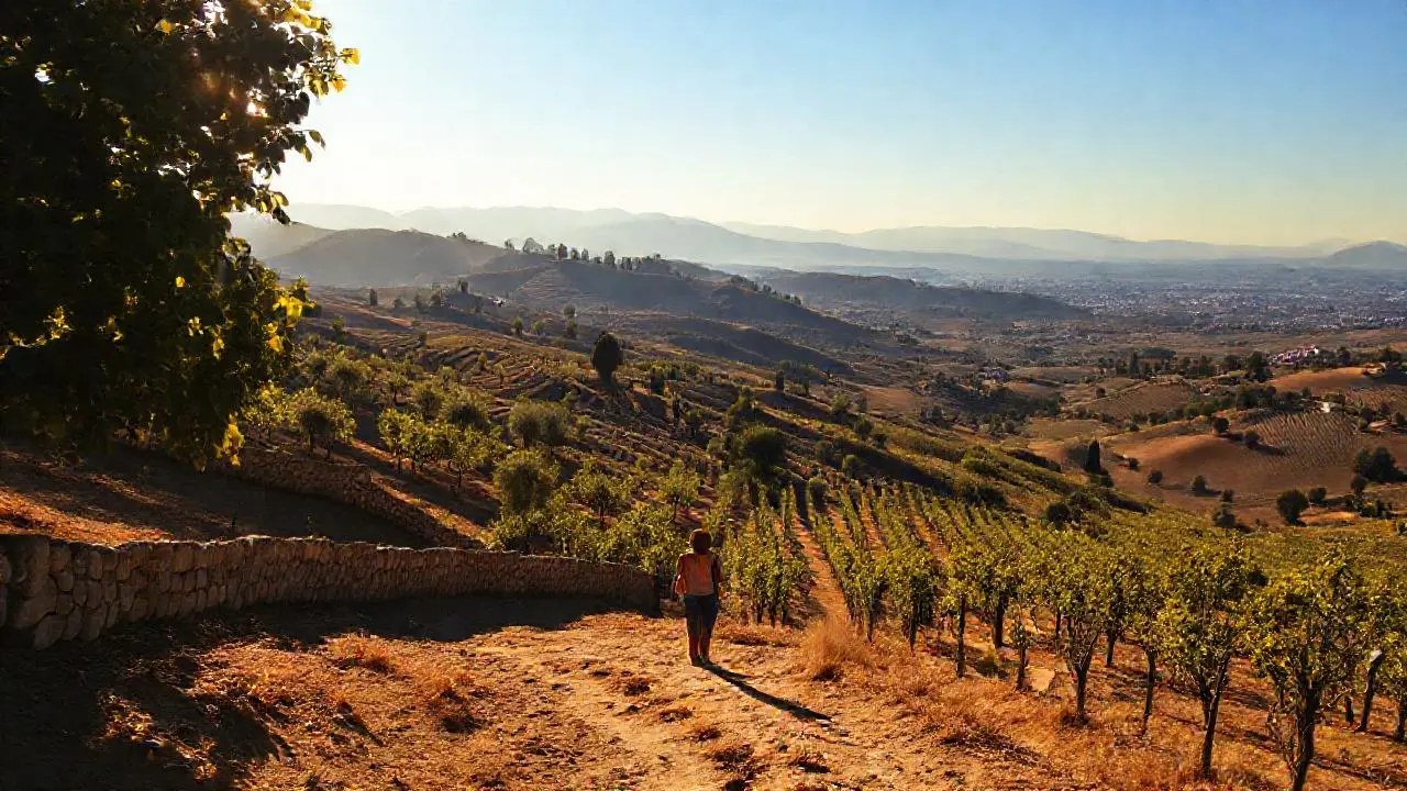 Paisaje rural, tranquilo y vasto