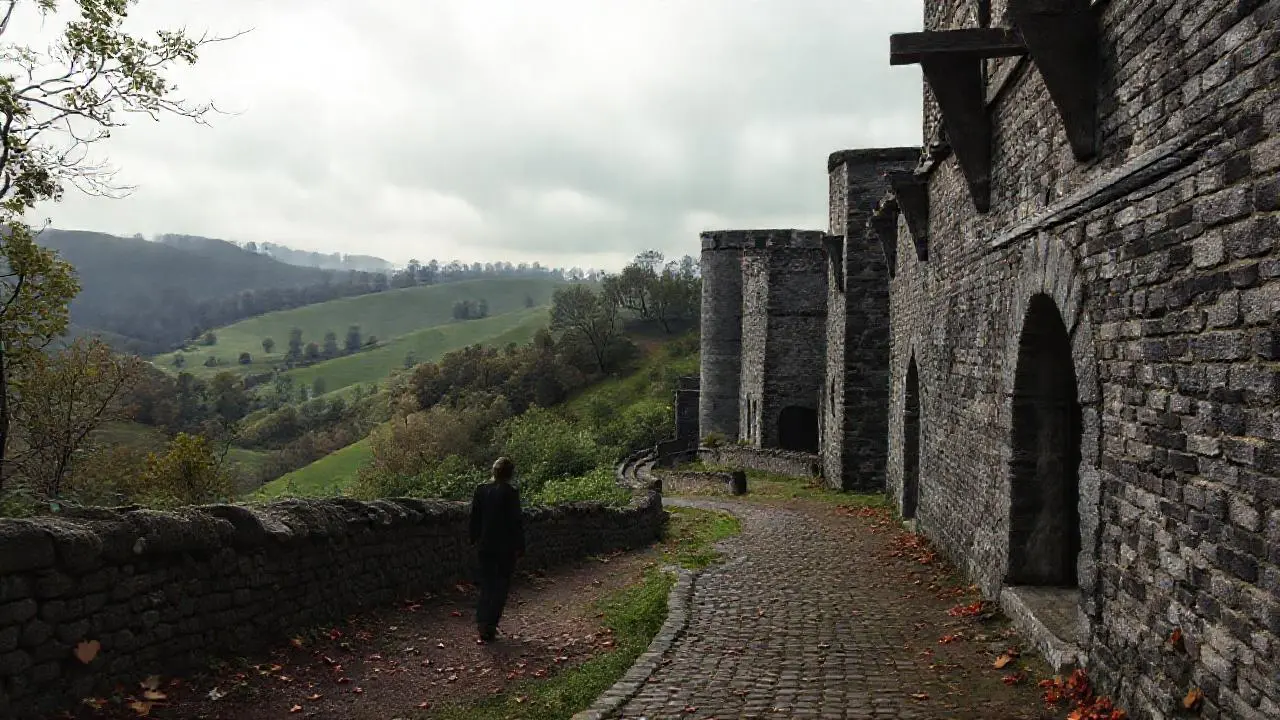 Paisaje sereno, melancólico y evocador